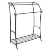 Discount 🛒 MDesign 3-Tier Freestanding Towel Rack with Shelf 🧨 -Storage Basket Store Belk 1026