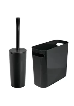 Best deal 🧨 MDesign Toilet Bowl Brush + Wastebasket Set 👏