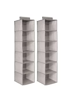 Promo π₯ MDesign 6-Shelf Hanging Closet Organizer β 11 Promo π₯ MDesign 6-Shelf Hanging Closet Organizer β -Storage Basket Store Belk 1061