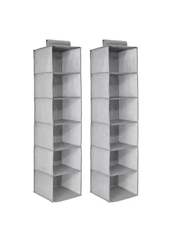 Promo π₯ MDesign 6-Shelf Hanging Closet Organizer β 12 Promo π₯ MDesign 6-Shelf Hanging Closet Organizer β -Storage Basket Store Belk 1062