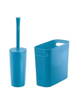 Best deal 🧨 MDesign Toilet Bowl Brush + Wastebasket Set 👏 -Storage Basket Store Belk 109