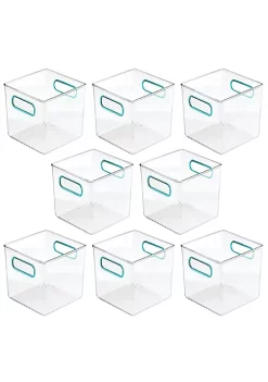 Deals π MDesign Clear Cube Bin with Colored Handles Set 6" x 6" x 6" π 5 Deals π MDesign Clear Cube Bin with Colored Handles Set 6" x 6" x 6" π -Storage Basket Store Belk 1128