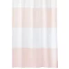 Discount ✨ MDesign Rugby Stripe Shower Curtain ❤️ -Storage Basket Store Belk 1145