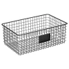 Wholesale π€© MDesign Wire Basket with Label Holder 12" x 10" x 6" π 2 Wholesale π€© MDesign Wire Basket with Label Holder 12" x 10" x 6" π -Storage Basket Store Belk 1258