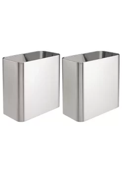 Best Pirce 🔔 MDesign 9-Liter Rectangular Trash Can ✔️