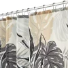 Cheap ✔️ MDesign Palm Leaves Shower Curtain 👍 -Storage Basket Store Belk 1296