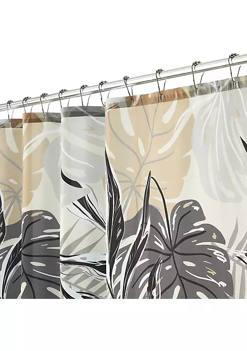 Cheap βοΈ MDesign Palm Leaves Shower Curtain π 4 Cheap βοΈ MDesign Palm Leaves Shower Curtain π - Image 2