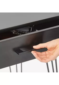 Best reviews of 😉 MDesign Wood Desk with Hairpin Legs 🤩 -Storage Basket Store Belk 1304