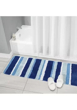Discount 🤩 MDesign Stripe Non-Slip Bath Mat ✨ -Storage Basket Store Belk 1338