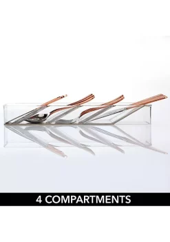 Wholesale 🤩 MDesign Narrow In-Drawer Utensil Organizer 😀 -Storage Basket Store Belk 1358