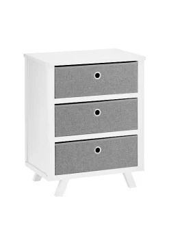 Best deal 🛒 MDesign 3-Drawer Fabric 👗 Dresser 🔔 -Storage Basket Store Belk 1378