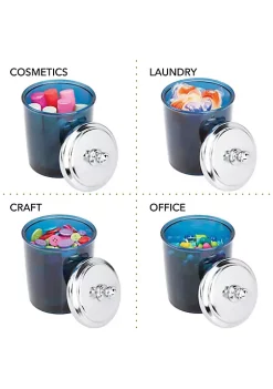 Best Pirce ✨ MDesign Round Canister with Lid 😍 -Storage Basket Store Belk 1381