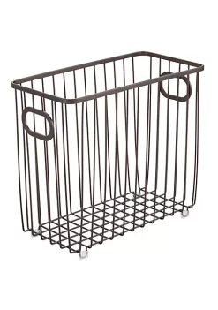 Best Sale ⭐ MDesign Wire Basket with Handles 10" x 5" x 9" 🥰