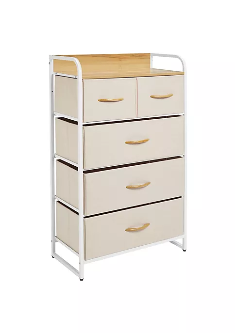 Flash Sale π MDesign 5-Drawer Tall π Dresser with Wood Shelf π 3 Flash Sale π MDesign 5-Drawer Tall π Dresser with Wood Shelf π
