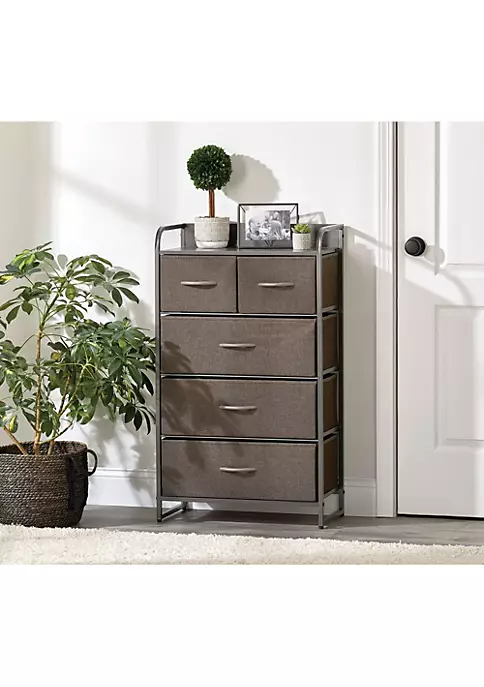 Flash Sale π MDesign 5-Drawer Tall π Dresser with Wood Shelf π 4 Flash Sale π MDesign 5-Drawer Tall π Dresser with Wood Shelf π - Image 2