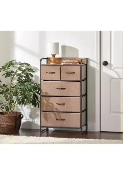 Flash Sale π MDesign 5-Drawer Tall π Dresser with Wood Shelf π 12 Flash Sale π MDesign 5-Drawer Tall π Dresser with Wood Shelf π -Storage Basket Store Belk 1439