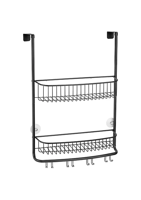 Budget π MDesign Wide Over Door Wire Shower Caddy with Hooks π 4 Budget π MDesign Wide Over Door Wire Shower Caddy with Hooks π - Image 2