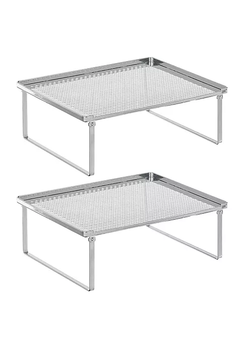 Buy π₯° MDesign Stackable Shelf Riser Set π 4 Buy π₯° MDesign Stackable Shelf Riser Set π - Image 2