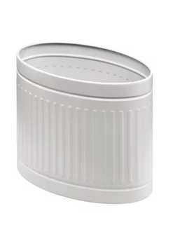 New 😍 MDesign Oscar Oval Trash Can ✔️ -Storage Basket Store Belk 1462