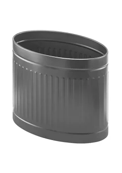 New 😍 MDesign Oscar Oval Trash Can ✔️ -Storage Basket Store Belk 1464