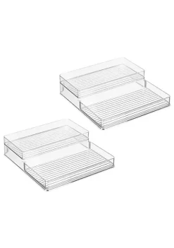 Best Sale ✨ MDesign 2-Tier Spice + Vitamin Rack 🎉 -Storage Basket Store Belk 1467