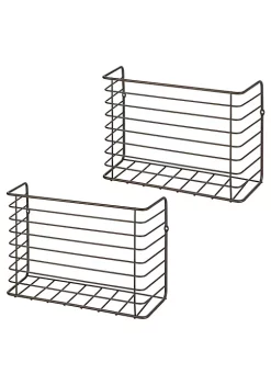 Top 10 π MDesign Wall Mount Basket 12" x 4" x 8" β