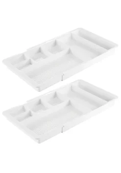 Deals 🎁 MDesign 7-Section Expandable Drawer Organizer 😉 -Storage Basket Store Belk 1525