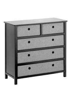 Cheapest 🔔 MDesign 5-Drawer Fabric 👗 Dresser 😀