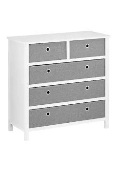 Cheapest 🔔 MDesign 5-Drawer Fabric 👗 Dresser 😀 -Storage Basket Store Belk 1542
