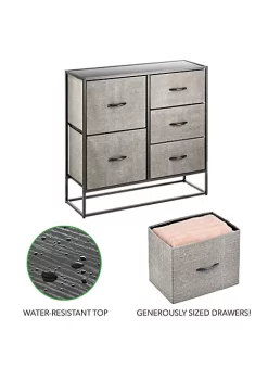 Wholesale π MDesign 5-Drawer Fabric π Dresser with Wood Handles π 13 Wholesale π MDesign 5-Drawer Fabric π Dresser with Wood Handles π -Storage Basket Store Belk 1555