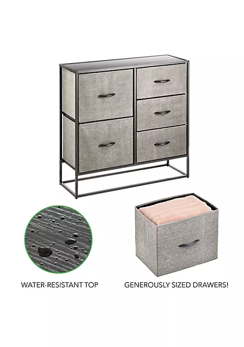 Wholesale π MDesign 5-Drawer Fabric π Dresser with Wood Handles π 5 Wholesale π MDesign 5-Drawer Fabric π Dresser with Wood Handles π - Image 3