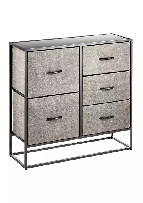 Wholesale π MDesign 5-Drawer Fabric π Dresser with Wood Handles π 6 Wholesale π MDesign 5-Drawer Fabric π Dresser with Wood Handles π - Image 4