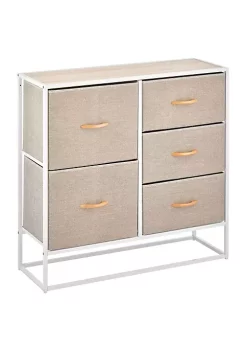 Wholesale π MDesign 5-Drawer Fabric π Dresser with Wood Handles π 16 Wholesale π MDesign 5-Drawer Fabric π Dresser with Wood Handles π -Storage Basket Store Belk 1558