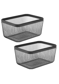 Promo 👍 MDesign Mesh Basket 12" x 9" x 6" ✔️ -Storage Basket Store Belk 1563