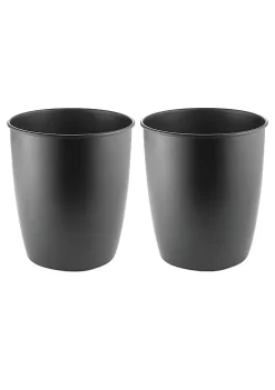 Cheap ⌛ MDesign Round Metal Trash Can ⭐ 13 Cheap ⌛ MDesign Round Metal Trash Can ⭐ -Storage Basket Store Belk 1592