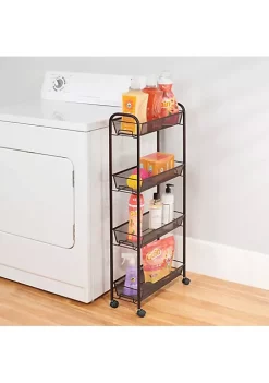 Buy ⌛ MDesign 4-Tier Cart with Handles 🥰 -Storage Basket Store Belk 1604