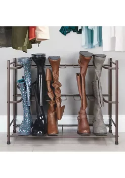 Wholesale 💯 MDesign 6-Pair Metal Boot Rack 🧨 -Storage Basket Store Belk 1620