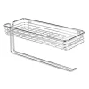 Buy 🔥 MDesign 2-Roll Wall Mount Paper Towel Holder with Shelf 👍 -Storage Basket Store Belk 1661