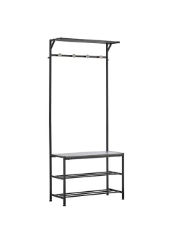 Hot Sale 💯 MDesign Hall Tree with 👟 Shoe Rack 🥰 7 Hot Sale 💯 MDesign Hall Tree with 👟 Shoe Rack 🥰 -Storage Basket Store Belk 1677