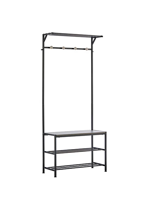 Hot Sale 💯 MDesign Hall Tree with 👟 Shoe Rack 🥰 4 Hot Sale 💯 MDesign Hall Tree with 👟 Shoe Rack 🥰 - Image 4