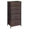 Budget 😉 MDesign 5-Drawer Tall Fabric 👗 Dresser 🔔 -Storage Basket Store Belk 1683