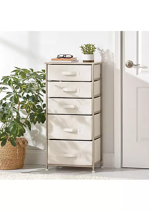 Budget π MDesign 5-Drawer Tall Fabric π Dresser π 5 Budget π MDesign 5-Drawer Tall Fabric π Dresser π - Image 3