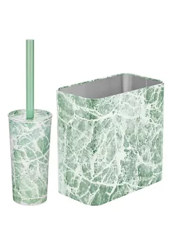 Flash Sale 🌟 MDesign Trash Can + Toilet Brush Set 💯 -Storage Basket Store Belk 1701
