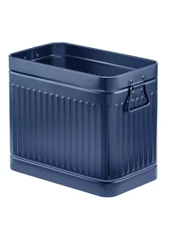 Flash Sale 🔔 MDesign Rectangular Oscar Trash Can with Handles 🔥 -Storage Basket Store Belk 1718