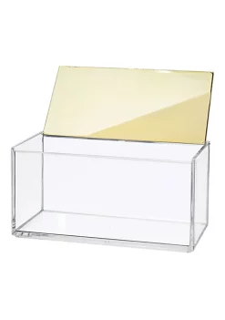 Flash Sale π MDesign Stackable Vanity Storage Box with Lid 4" x 8" x 4" β