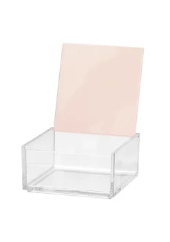 Flash Sale 😀 MDesign Stackable Vanity Storage Box with Lid 4" x 8" x 4" ⌛ -Storage Basket Store Belk 1768