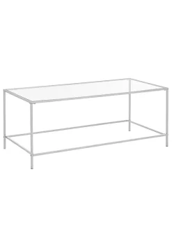 Coupon 😍 MDesign Glass Top Coffee Table 🥰