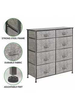 Outlet 🥰 MDesign 8-Drawer Fabric 👗 Dresser ✨ -Storage Basket Store Belk 1792