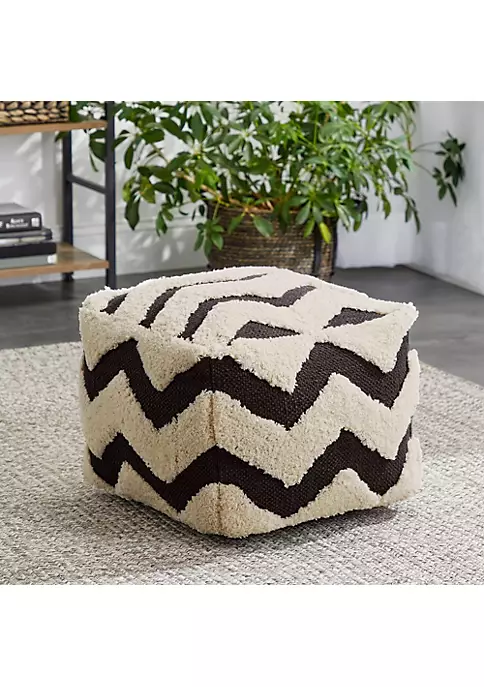 Budget π MDesign Tufted Chevron Pouf π 4 Budget π MDesign Tufted Chevron Pouf π - Image 2
