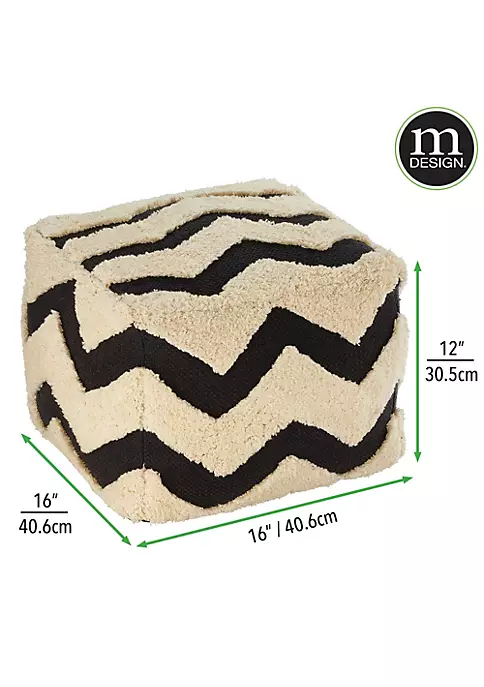 Budget π MDesign Tufted Chevron Pouf π 5 Budget π MDesign Tufted Chevron Pouf π - Image 3